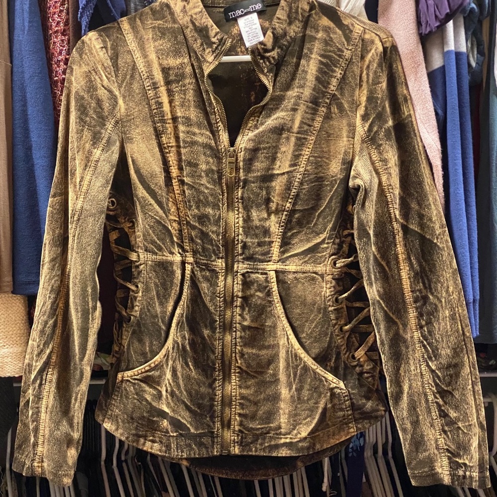 MACandME Stretchy jacket/blazer in Rusty Brown